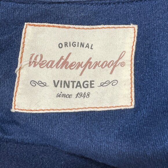 Weatherproof Men's Jacket Flannel Shacket Blue Plaid XL Extra Large - Picture 3 of 6